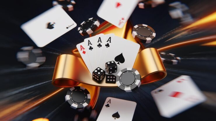 Live dealer studio with multi-camera setup